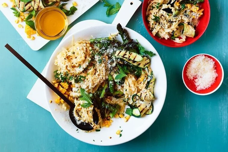 Easy Vegetarian Pasta, recipe by Hayden Quinn