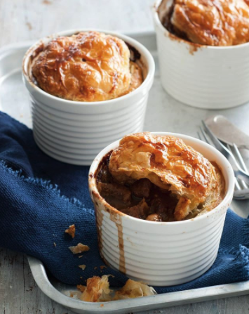 Stout, Beef & Kidney Pies, recipe by Hayden Quinn