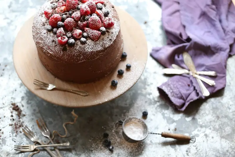 Double Choc Layer Cake, recipe by Hayden Quinn