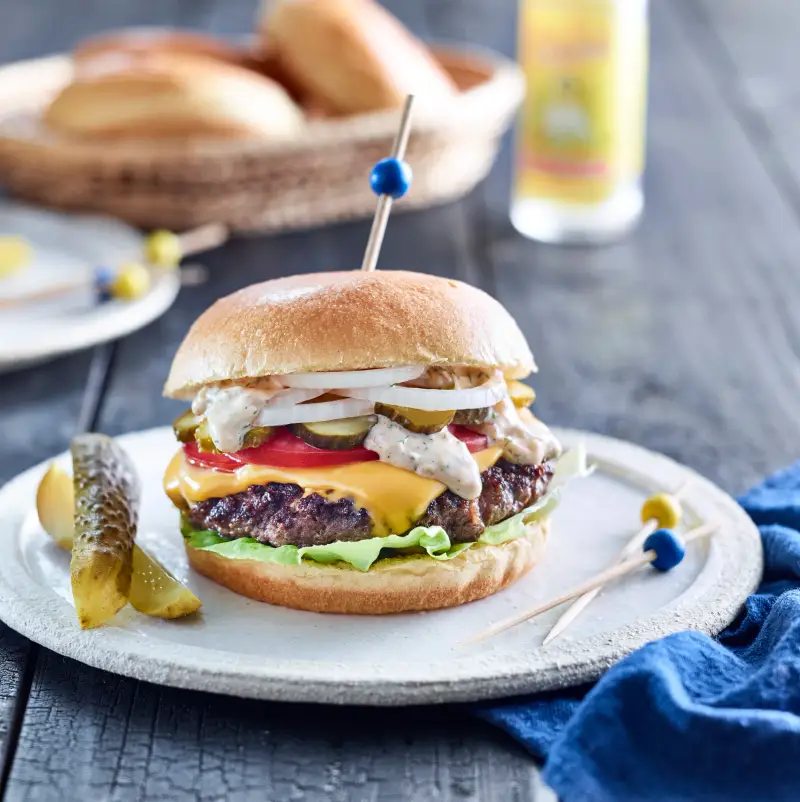 Classic Cheeseburger, recipe by Hayden Quinn