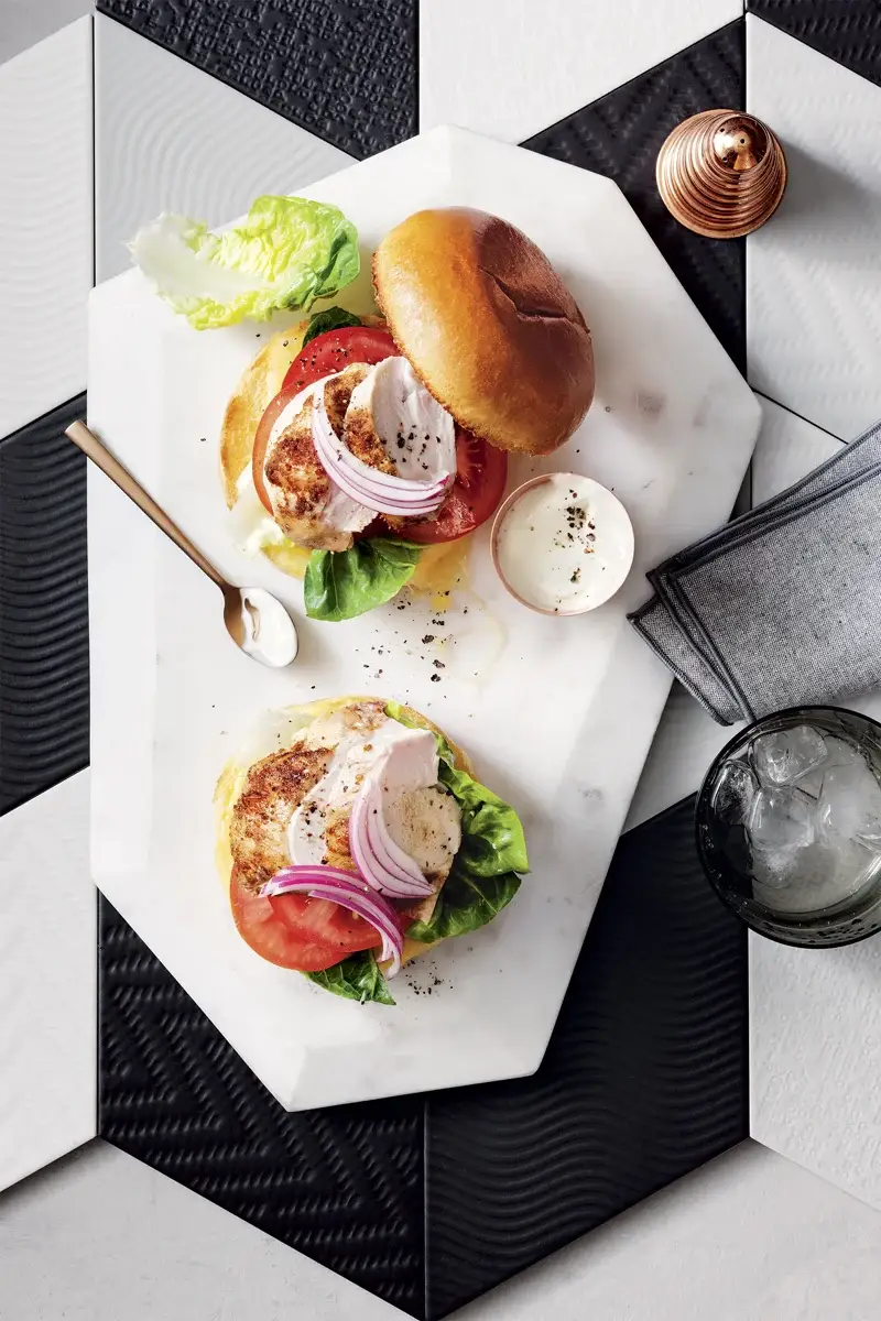 Jax's Roadside Chicken Burgers, recipe by Hayden Quinn
