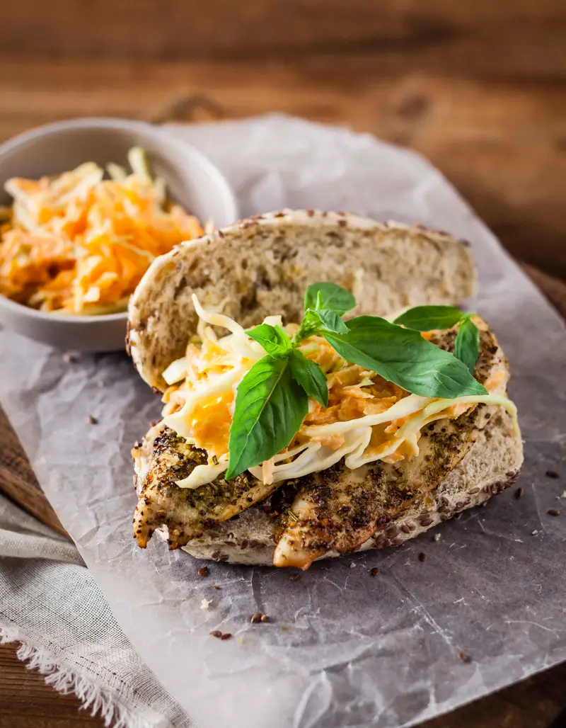Fresh Chicken Salad Roll, recipe by Hayden Quinn