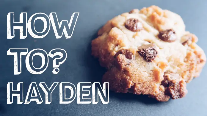 Choc Chip Cookies, recipe by Hayden Quinn