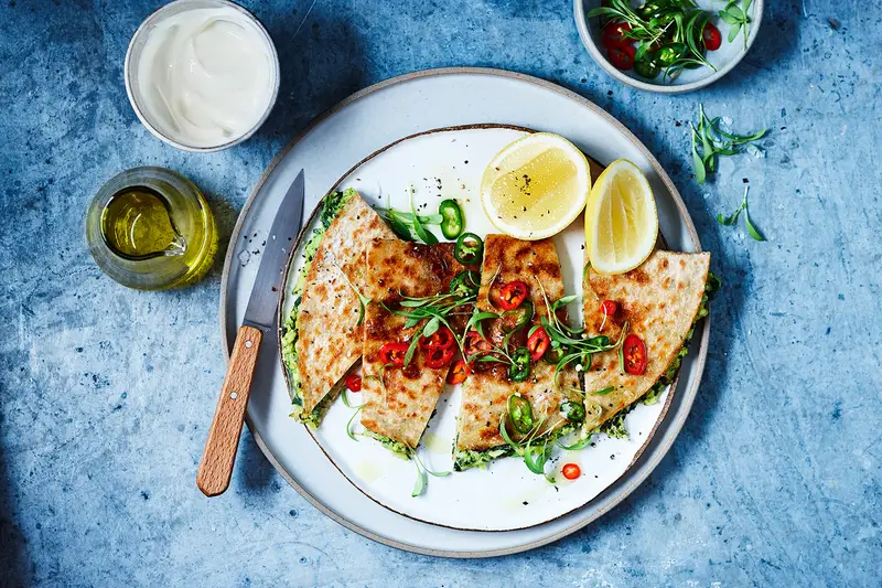 Zucchini Turkish Gozleme, recipe by Hayden Quinn