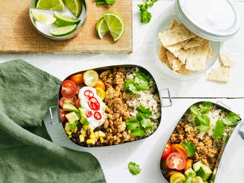 Chicken Taco Bowl, recipe by Hayden Quinn