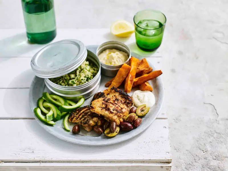 Chicken Kebab Box, recipe by Hayden Quinn