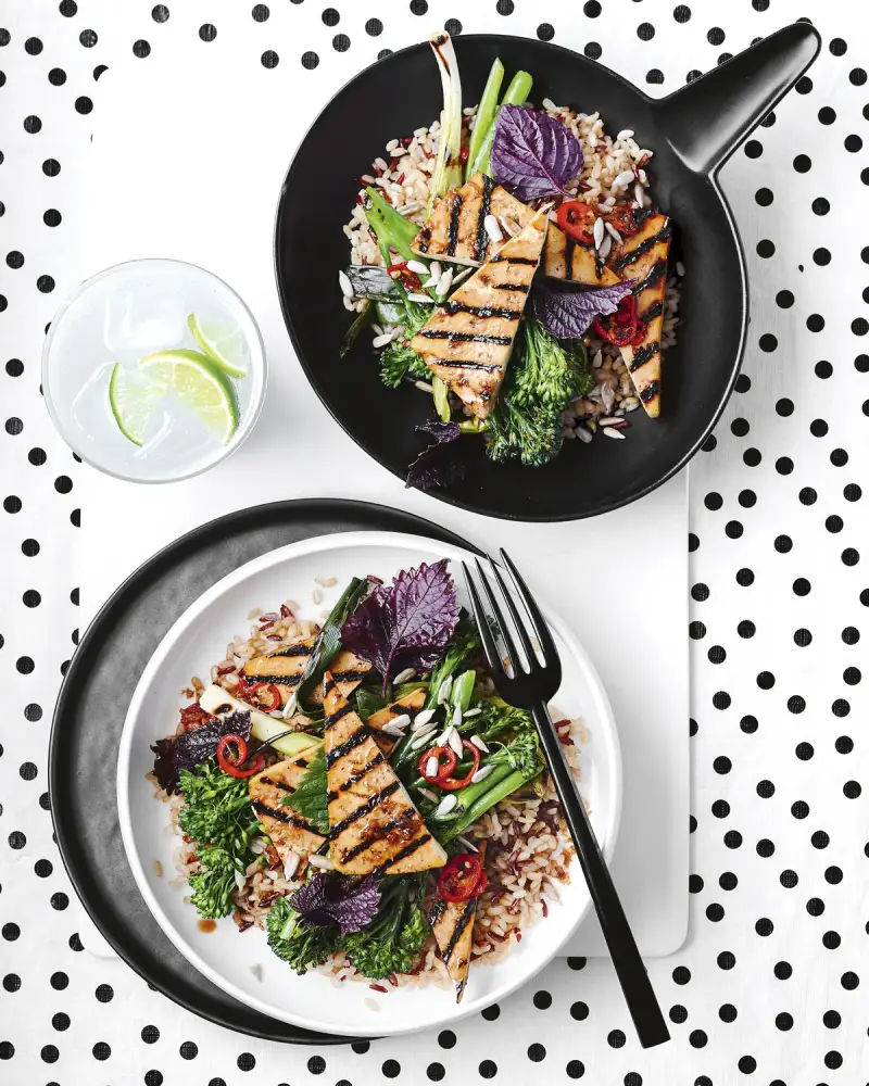 Marinated Tofu Bowl, recipe by Hayden Quinn