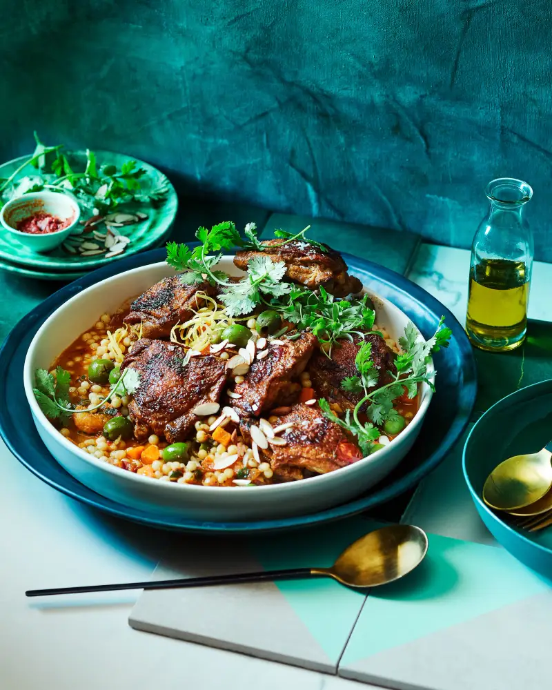 Chicken and Apricot Tagine, recipe by Hayden Quinn