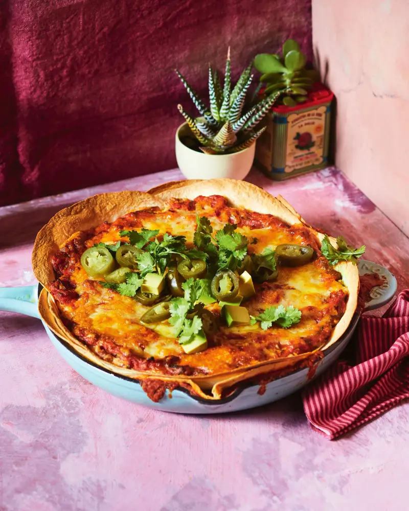 Smoky Chicken Enchilada, recipe by Hayden Quinn
