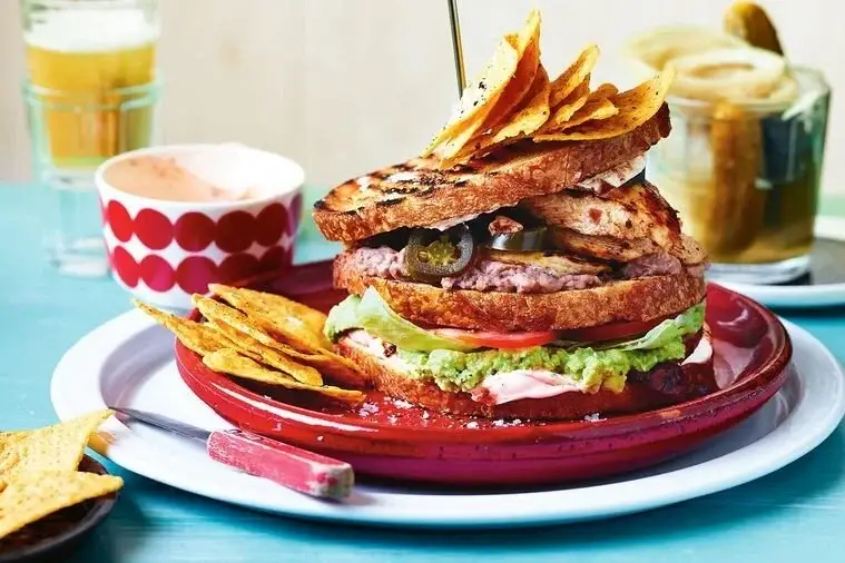 Mexican Style Club Sandwich, recipe by Hayden Quinn