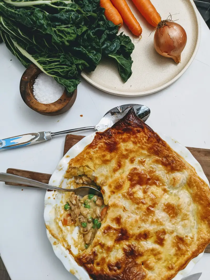 Chicken Pot Pie, recipe by Hayden Quinn