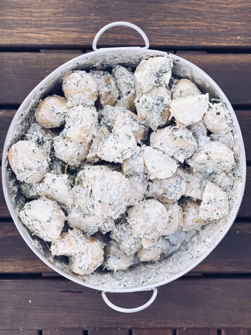 Jax's Potato Salad, recipe by Hayden Quinn