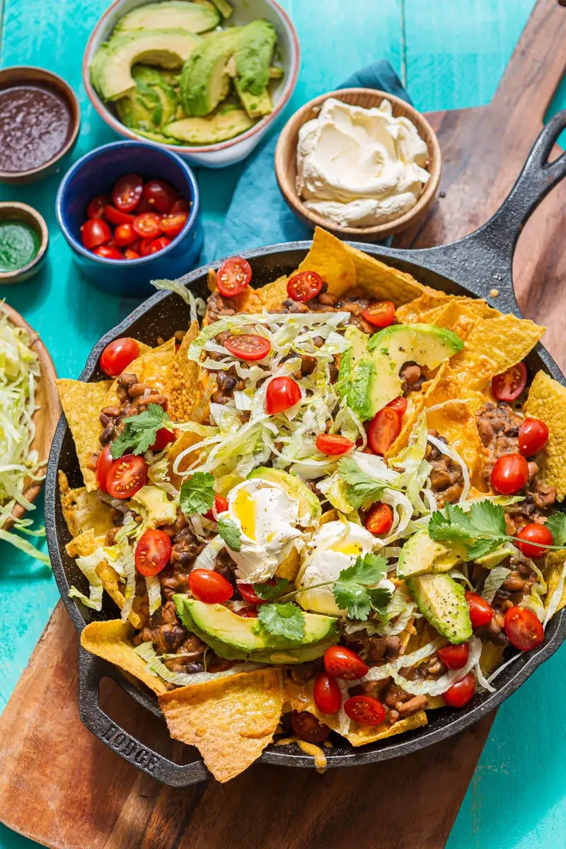 Vegetarian Nachos, recipe by Hayden Quinn