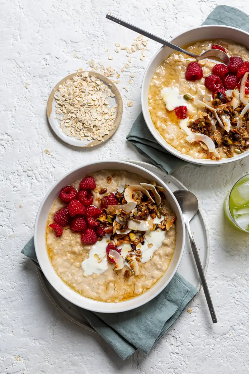 Creamy Oats W/ Vanilla Crumble, recipe by Hayden Quinn