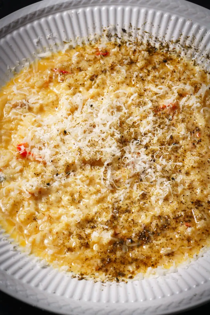 Ramen Risotto, recipe by Hayden Quinn