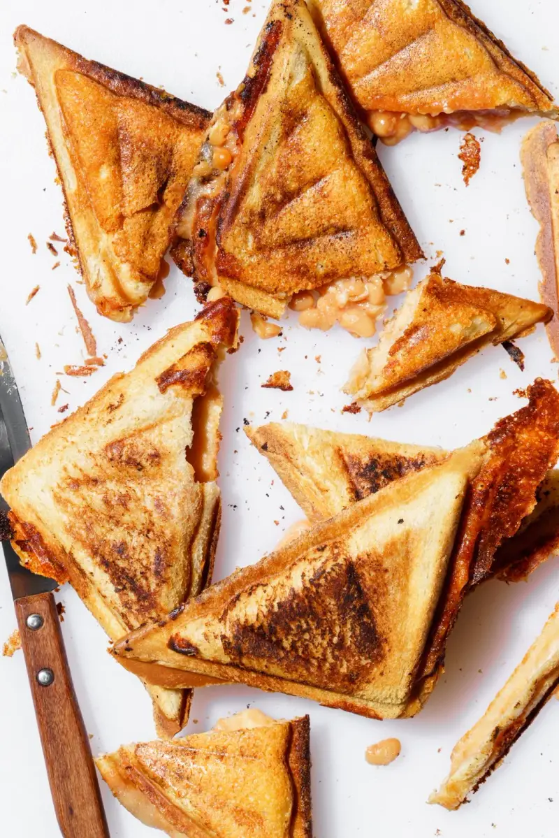 Bean + Cheese Jaffle, recipe by Hayden Quinn