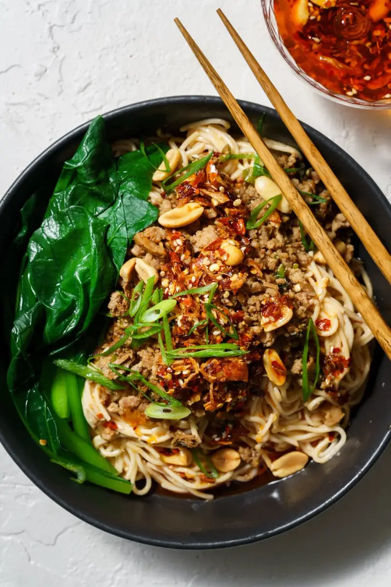 Dan Dan Noodles, recipe by Hayden Quinn