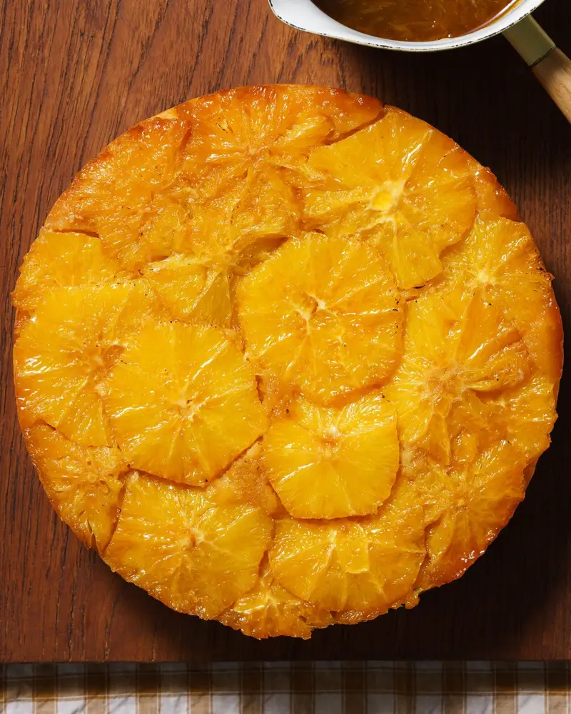 Orange Upside Down Cake, recipe by Hayden Quinn