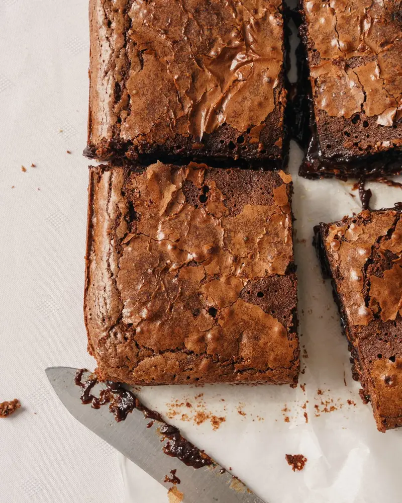 Turkish Delight Brownie, recipe by Hayden Quinn