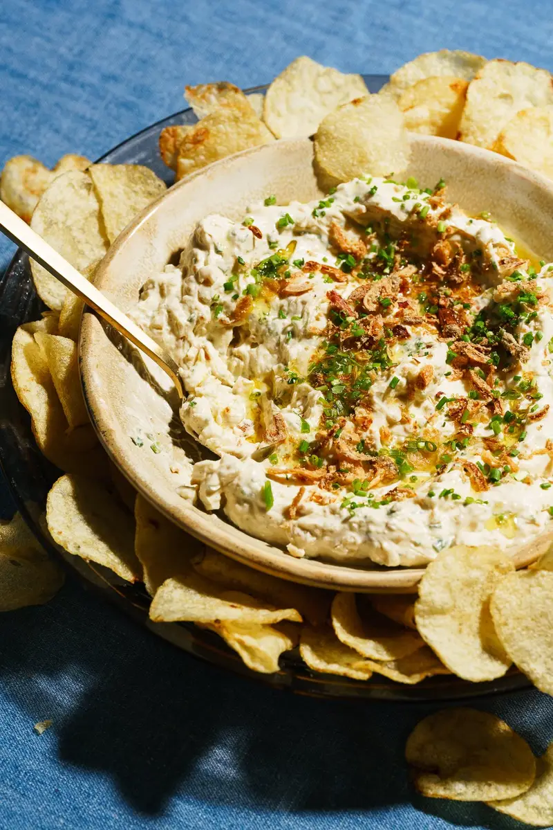 French Onion Dip, recipe by Hayden Quinn