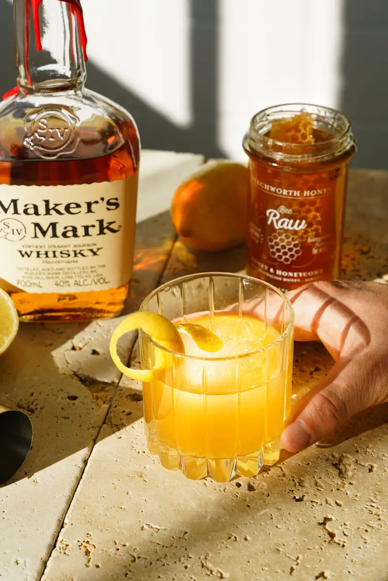 Maker's Mark Gold Rush, recipe by Hayden Quinn