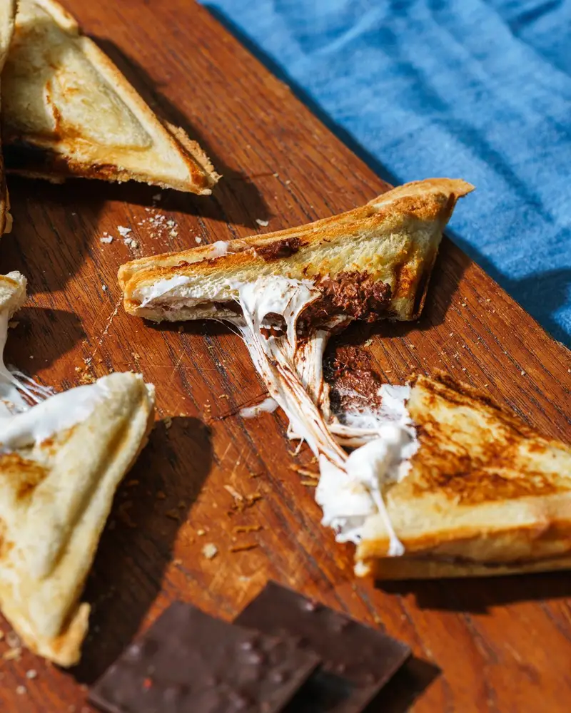 S'mores Jaffle, recipe by Hayden Quinn