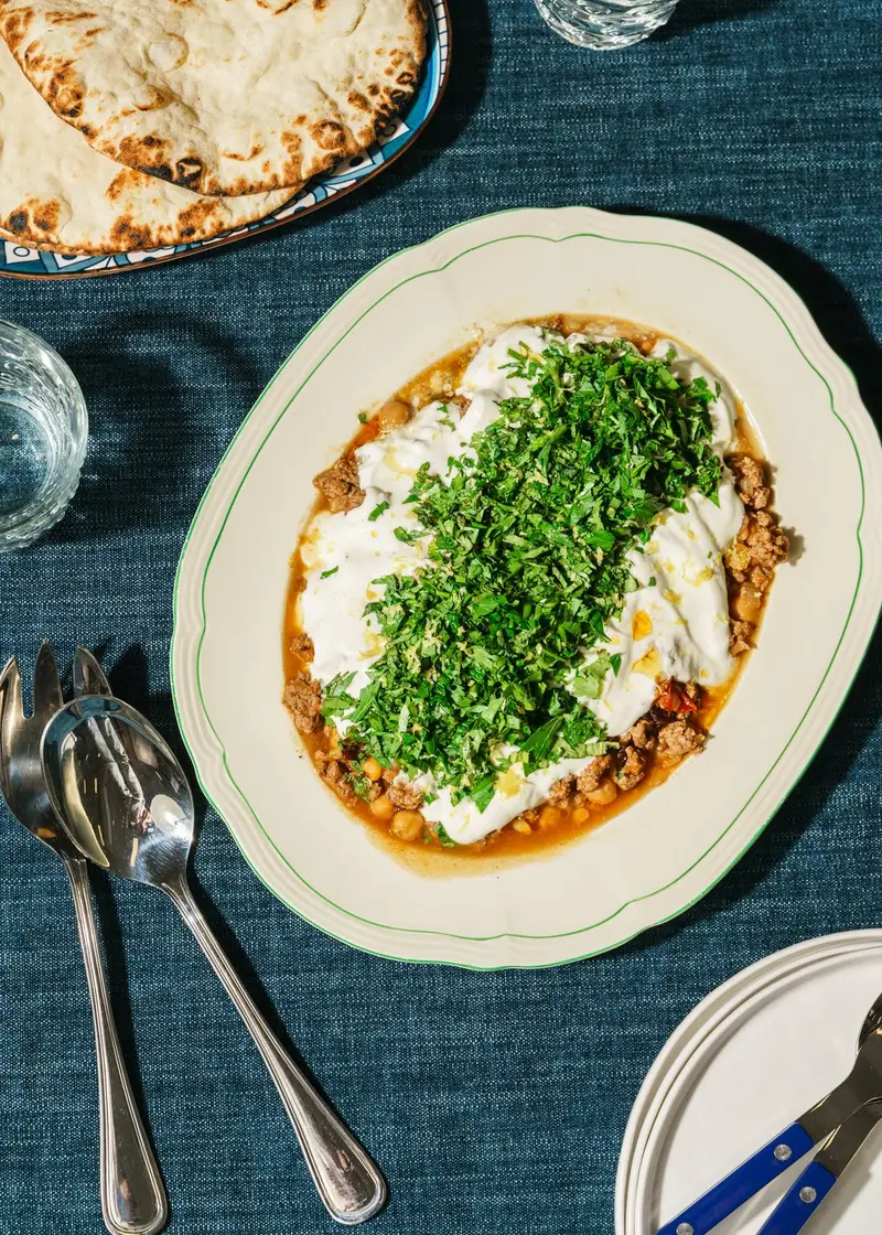 Spicy Lamb and Chickpea Mince, recipe by Hayden Quinn
