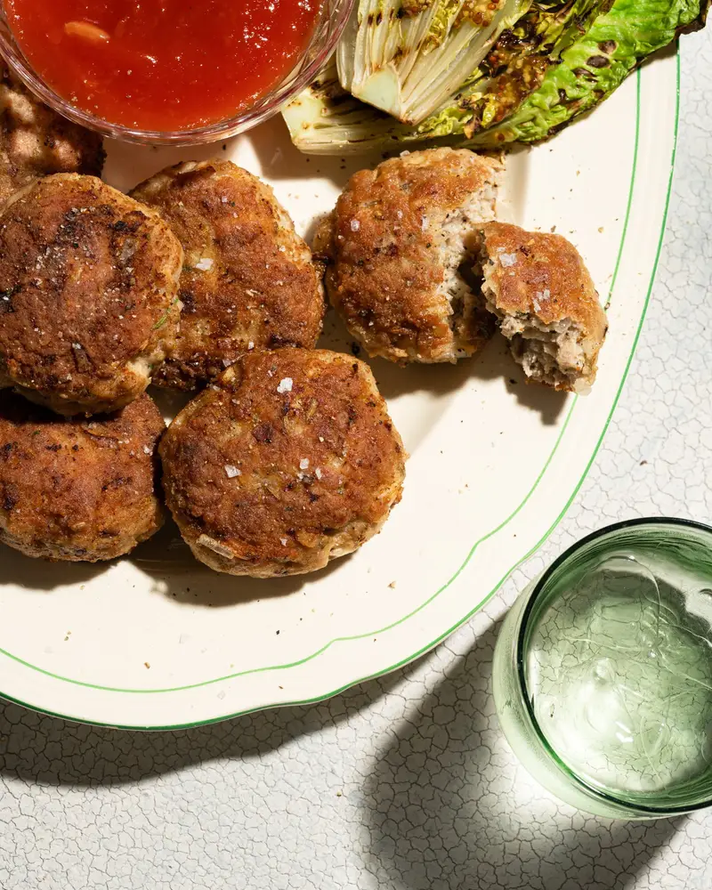 Simple Pork Rissoles, recipe by Hayden Quinn