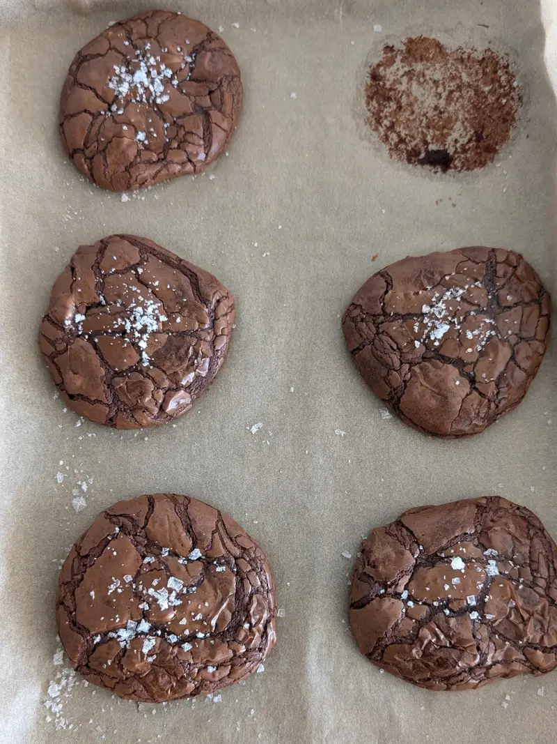 Choc Brownie Cookie, recipe by Hayden Quinn