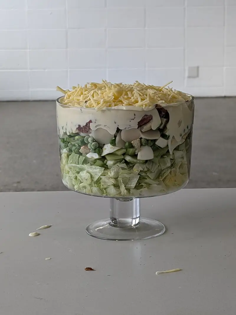Nonni's 7 Layer Salad, recipe by Hayden Quinn