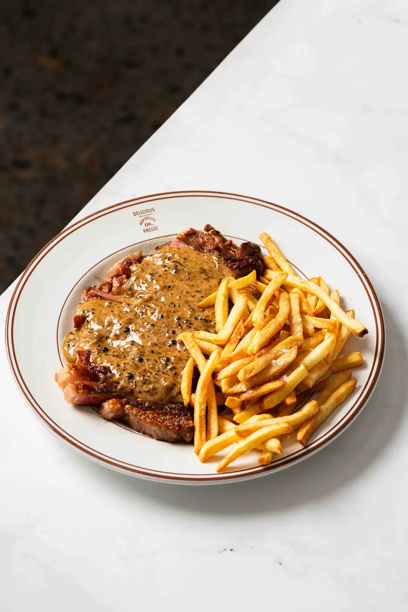 Steak Au Poivre, recipe by Hayden Quinn