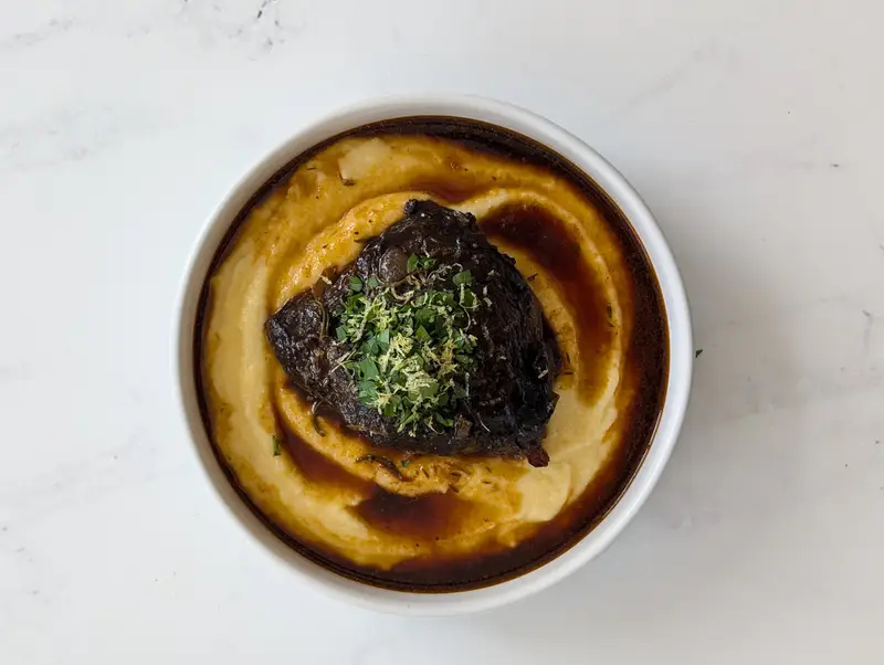 Slow Cooked Beef Cheeks, recipe by Hayden Quinn
