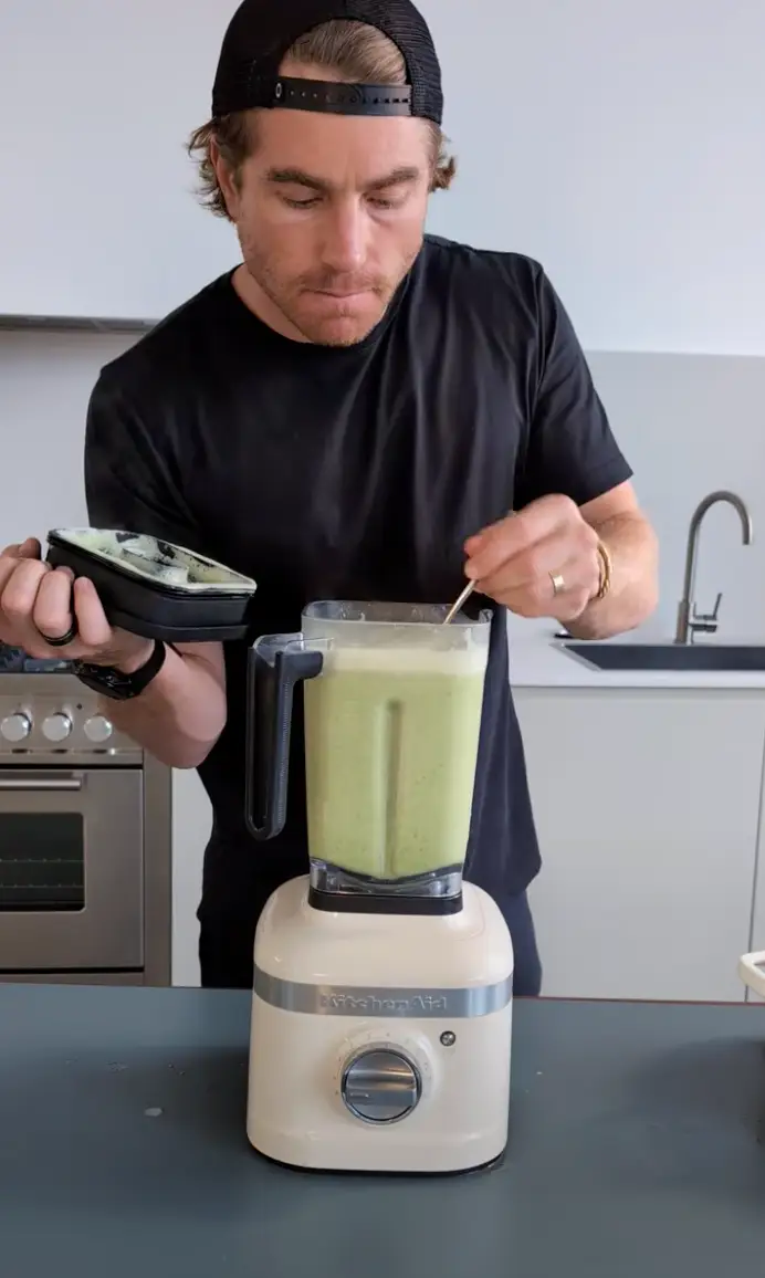 Green Pea & Bacon Soup, recipe by Hayden Quinn