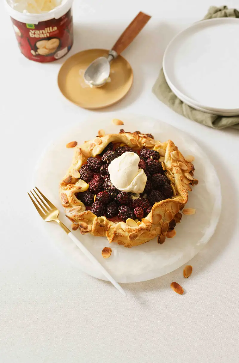 Berry Galette, recipe by Hayden Quinn