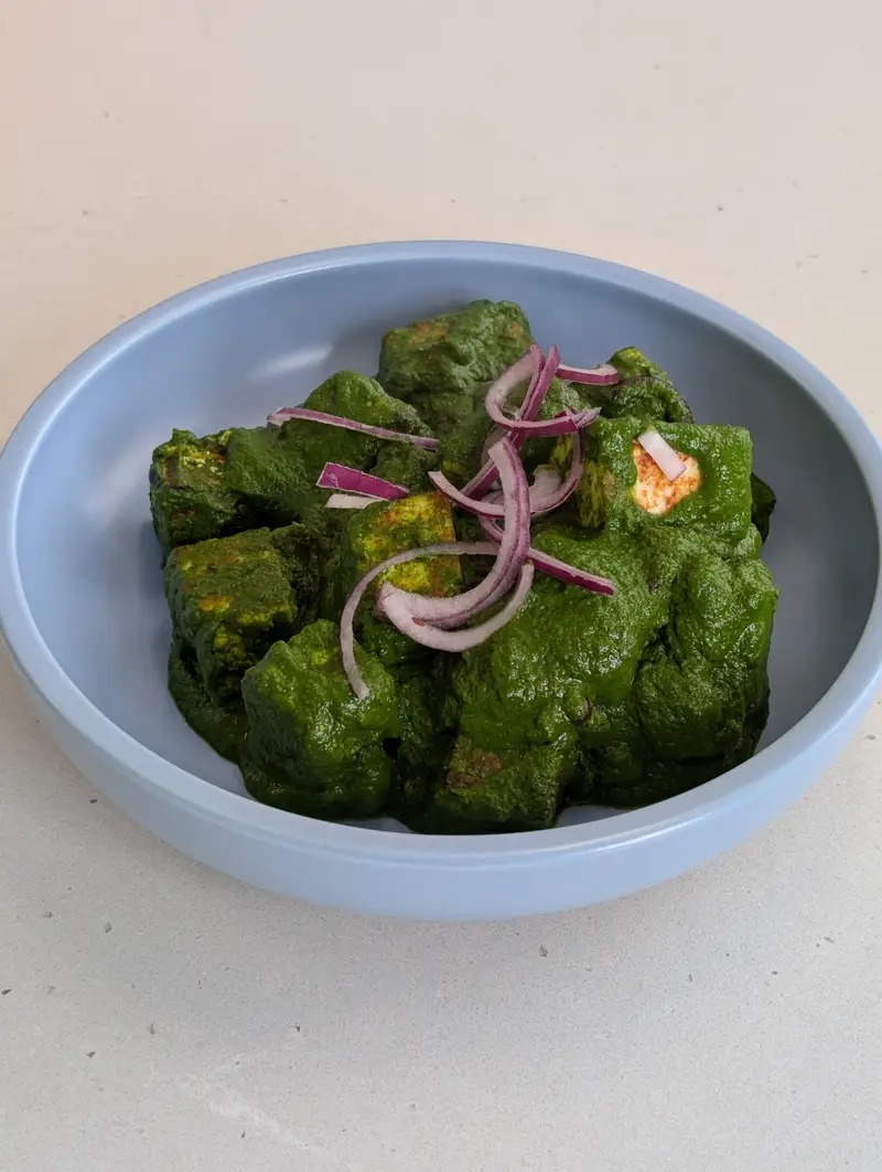 Palak Paneer, recipe by Hayden Quinn