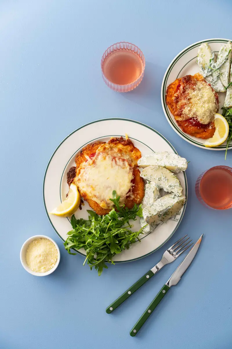 Chicken Parmigiana, recipe by Hayden Quinn