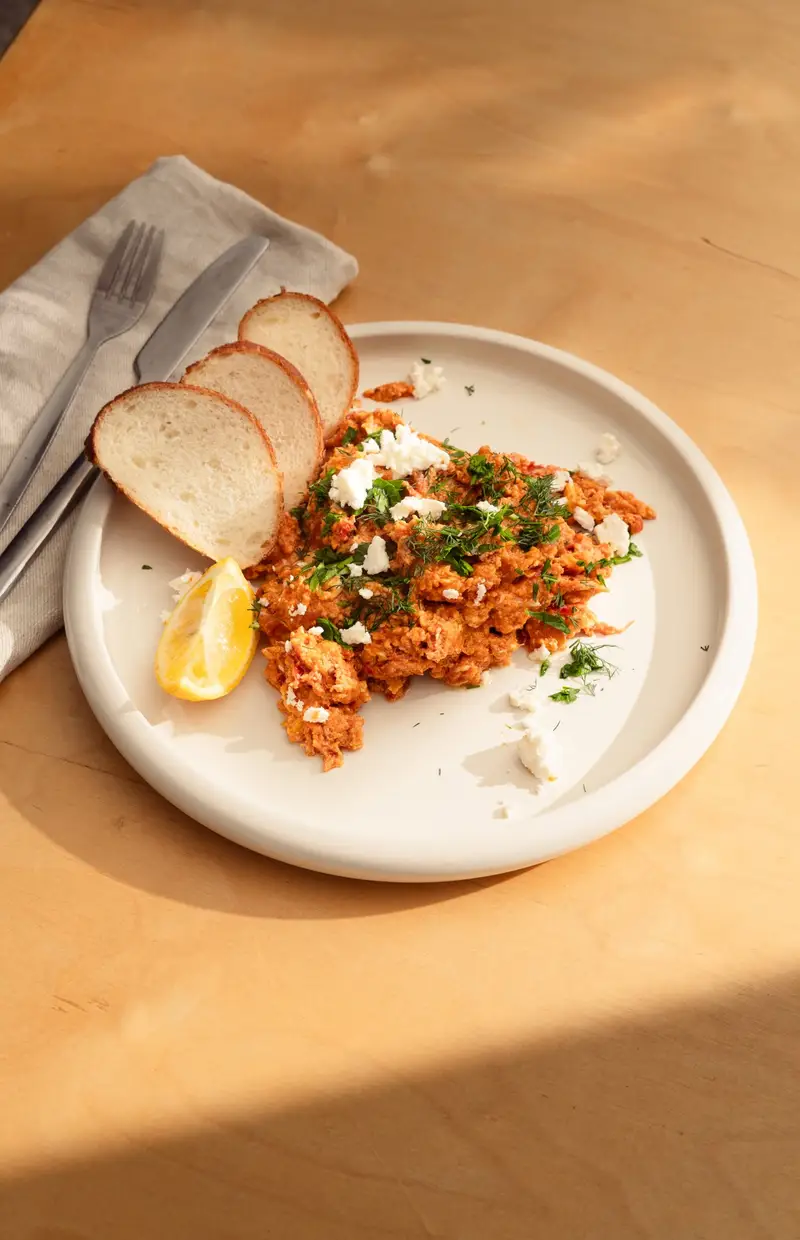 Strapatsada, recipe by Hayden Quinn