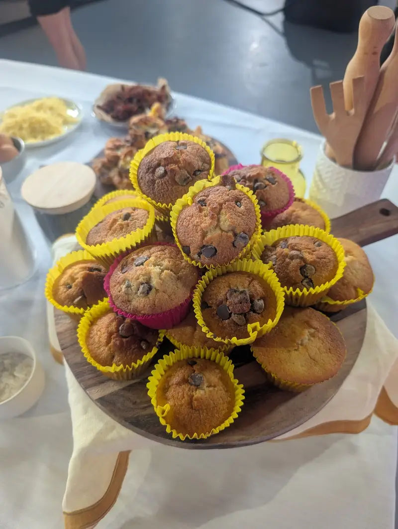 Choc Chip Cupcakes, recipe by Hayden Quinn