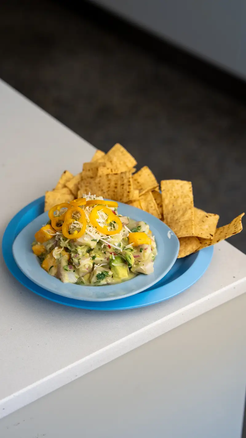 Tequila Kingfish Ceviche, recipe by Hayden Quinn