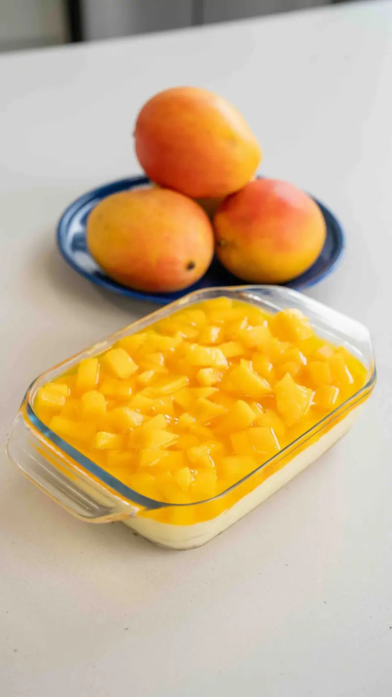 No Bake Mango Cheesecake, recipe by Hayden Quinn