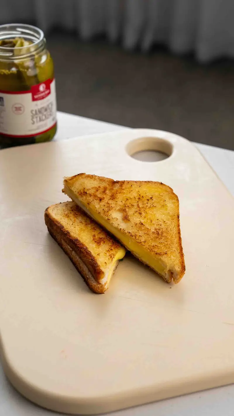 Jax's Pregnancy Grilled Cheese, recipe by Hayden Quinn