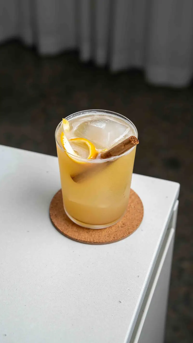 Apple Ginger Whisky Sour, recipe by Hayden Quinn