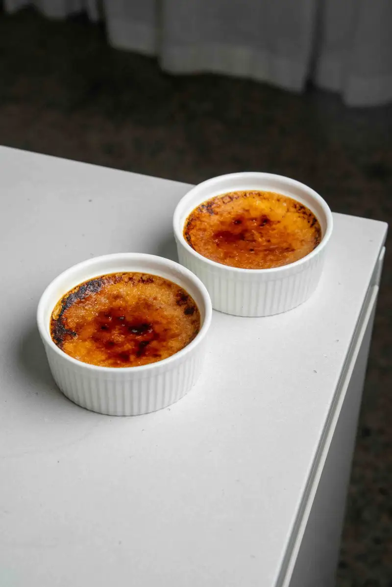 Four Ingredient Creme Brulee, recipe by Hayden Quinn
