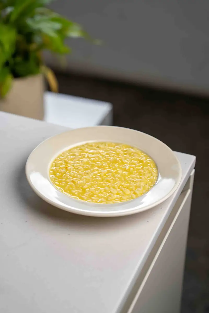 Risotto Alla Milanese, recipe by Hayden Quinn