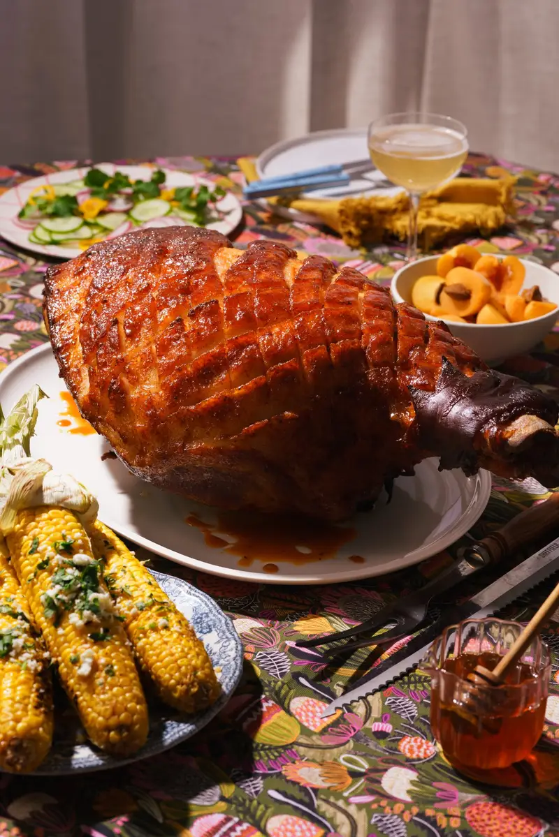 Hot Chilli Honey & Chipotle Glazed Ham, recipe by Hayden Quinn