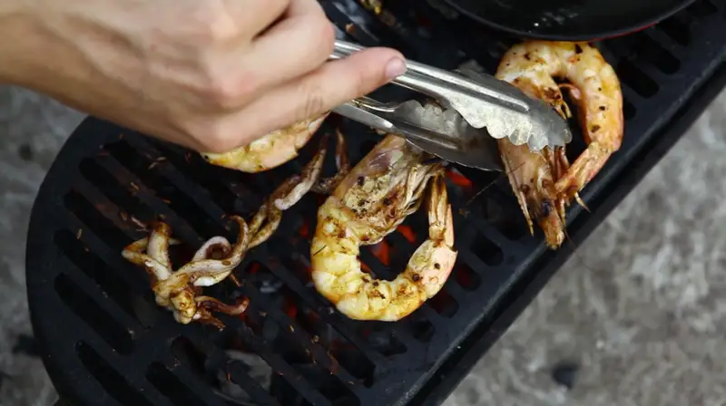Grilled Prawns, recipe by Hayden Quinn