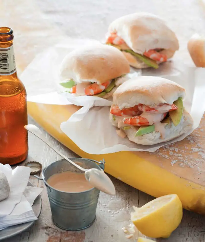 Prawn and Avo Roll, recipe by Hayden Quinn