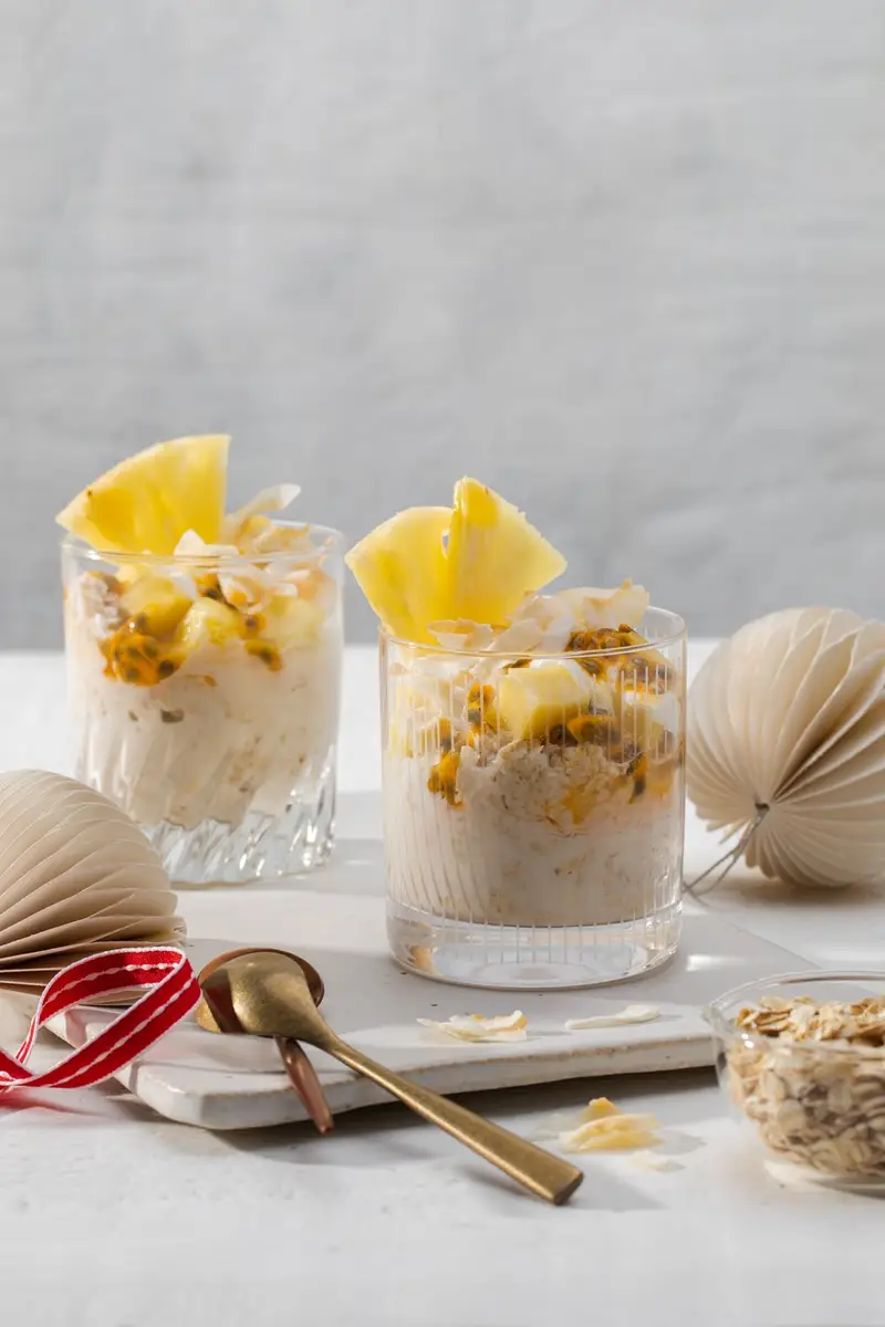 Pineapple Passionfruit Eton Mess, recipe by Hayden Quinn